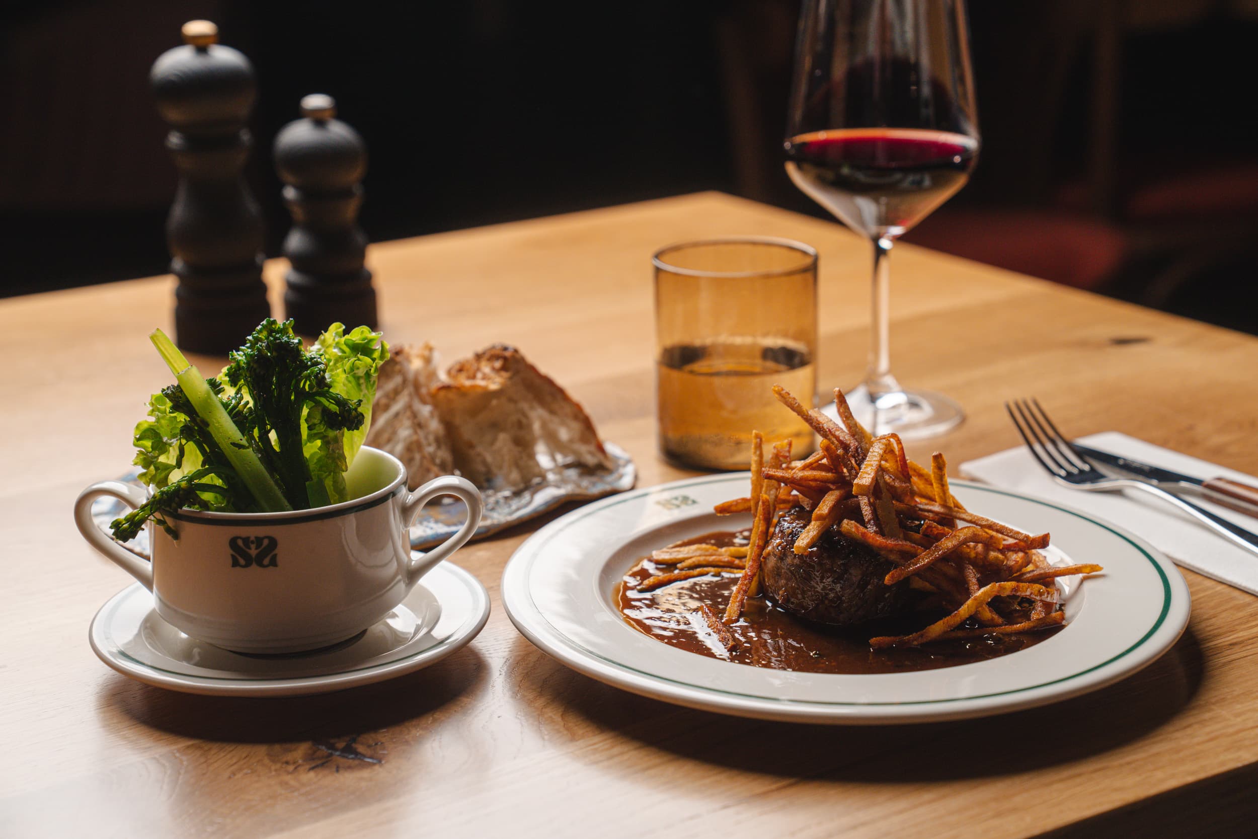 Restaurant Szpas gourmet dish